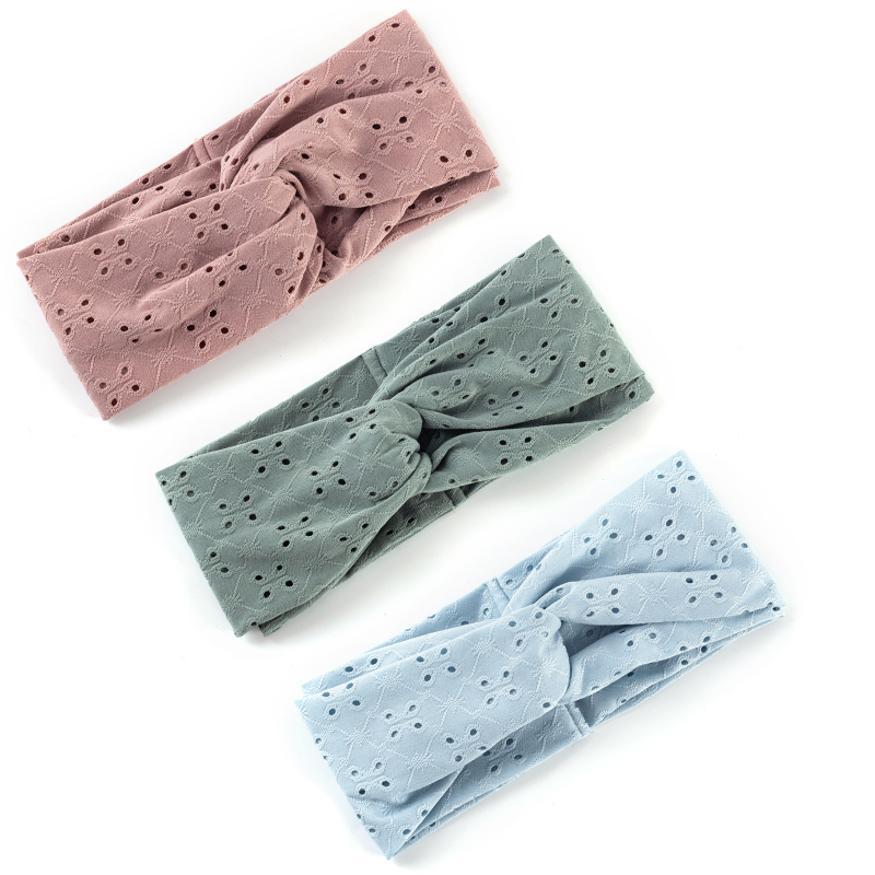 Women'S Yoga Accessories - Geebro Women Headband Solid Color Hollow