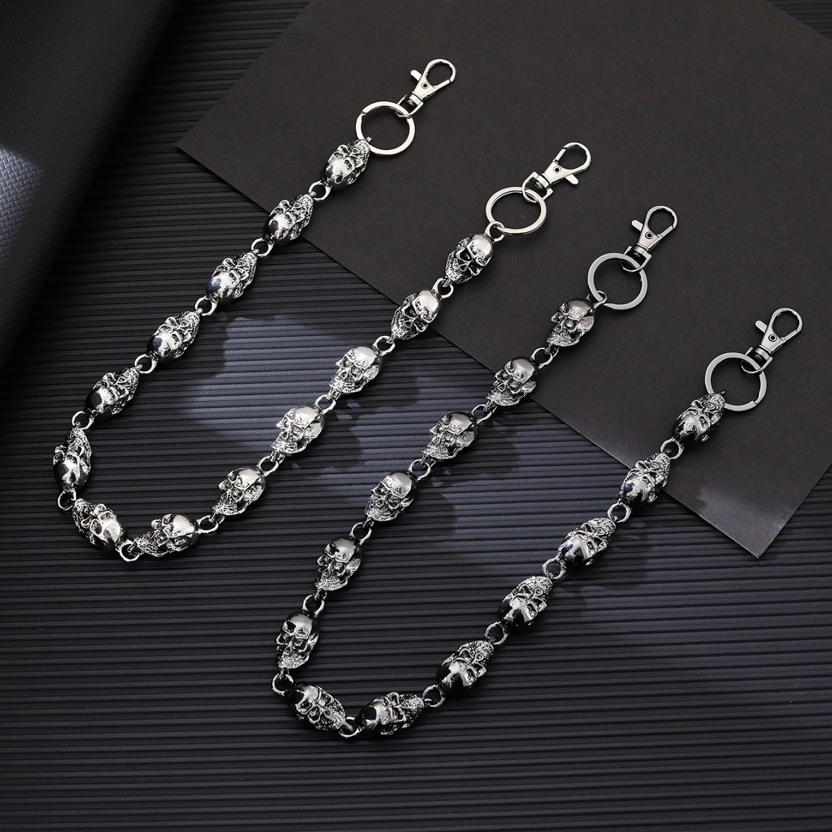 Women'S Jeans Accessories Chain - Skull Keychain Wallet Chain, Punk Gothic