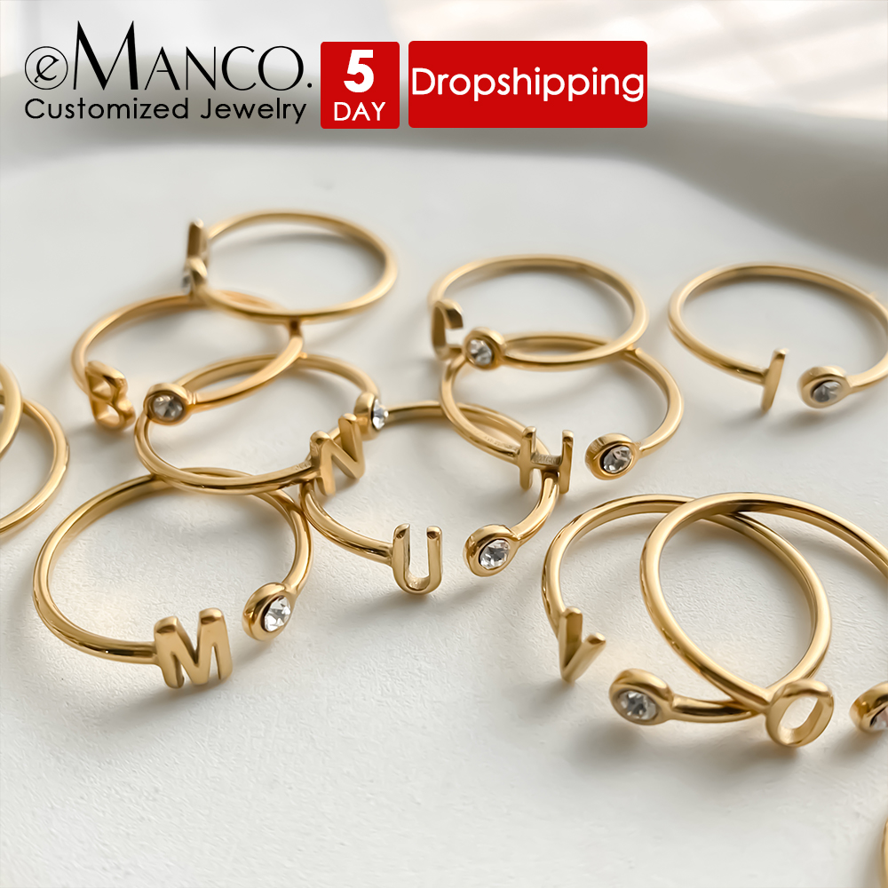 Wrap Ring Gold - EMANCO Custom Open End Rings Colorful
