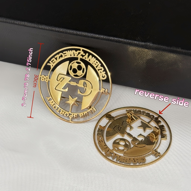 Custom Logo Brooch Simple Crea - Women Accessories Logo recension och pris