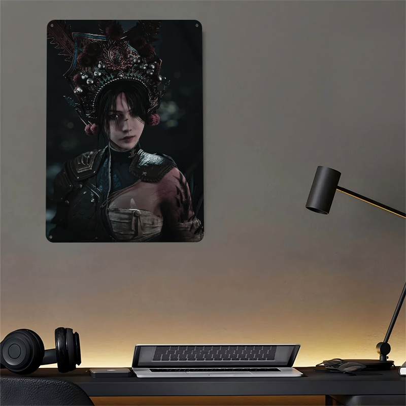 Warrior Woman With Ornate Head - Women Accessories Poster recension och pris