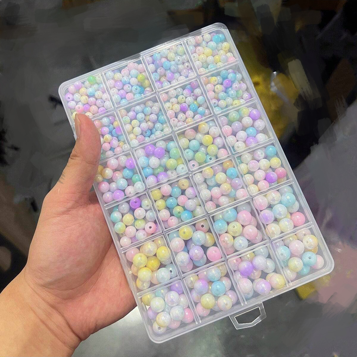 800pcs/24 grid set box 6mm/8mm - Women Accessories Bracelet recension och pris