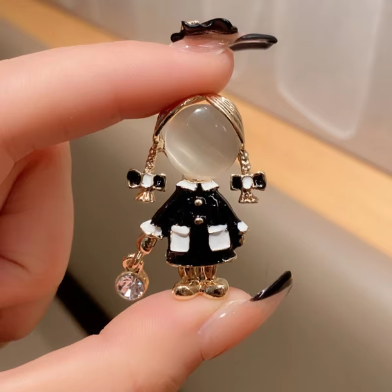 Exquisite Cute Little Girl Bla - Women Jewelry Accessories For Black Dress recension och pris