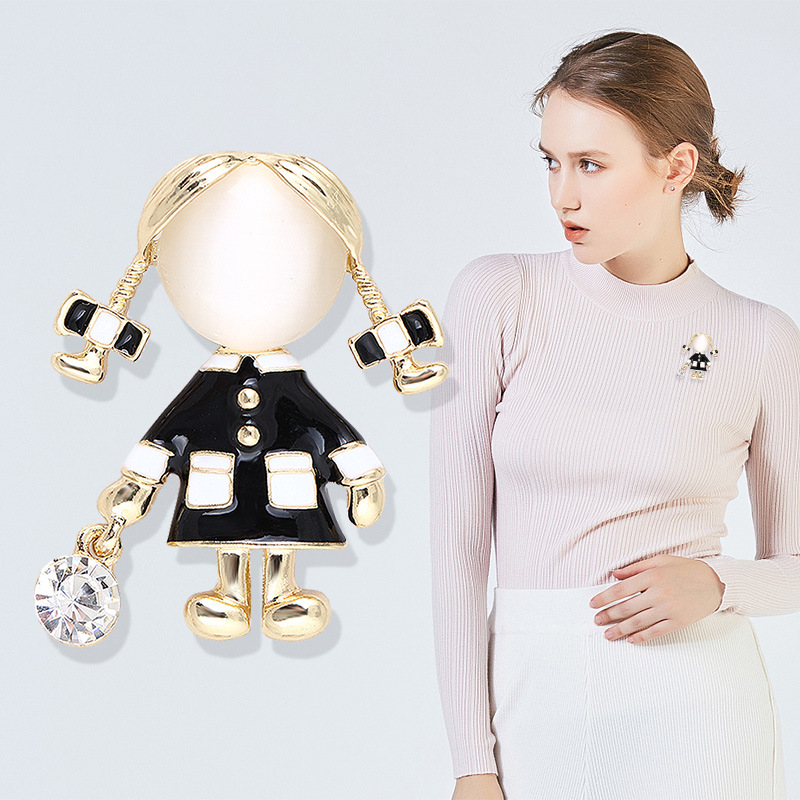 Exquisite Cute Little Girl Bla - Women Jewelry Accessories For Black Dress recension och pris
