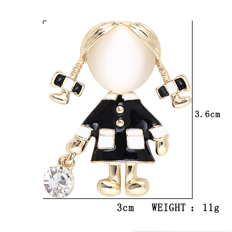 Exquisite Cute Little Girl Bla - Women Jewelry Accessories For Black Dress recension och pris