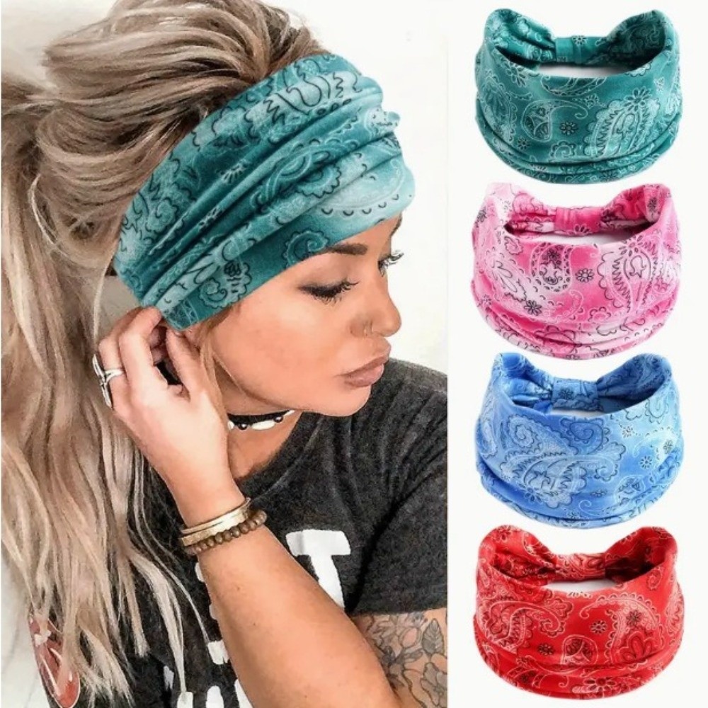 Boho Bohemian Print Wide Headb - Women'S Yoga Accessories recension och pris