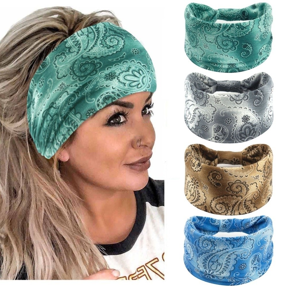 Boho Bohemian Print Wide Headb - Women'S Yoga Accessories recension och pris