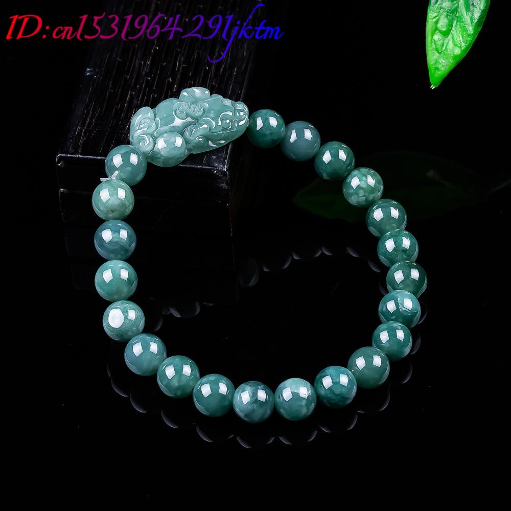 Natural Burmese Jadeite Pixiu  - Women Accessories Bracelet recension och pris