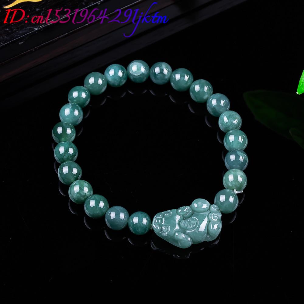 Natural Burmese Jadeite Pixiu  - Women Accessories Bracelet recension och pris