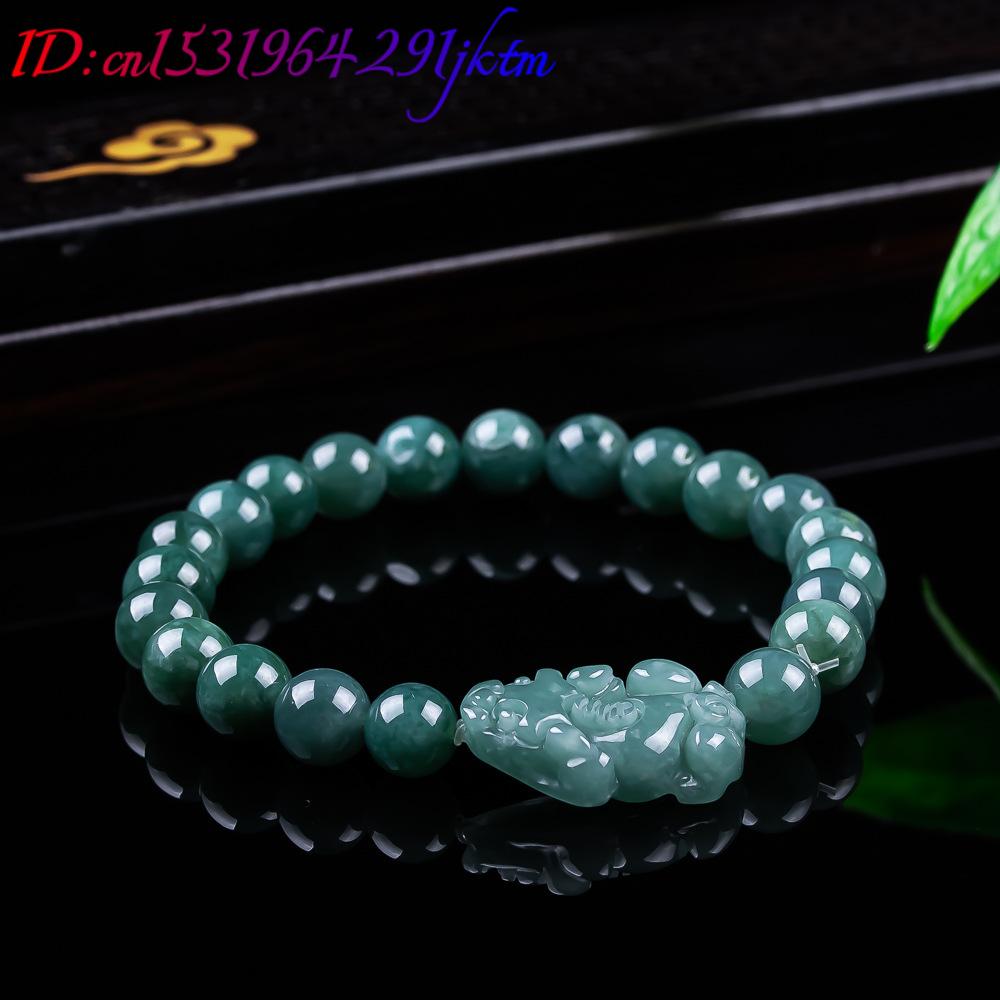 Natural Burmese Jadeite Pixiu  - Women Accessories Bracelet recension och pris