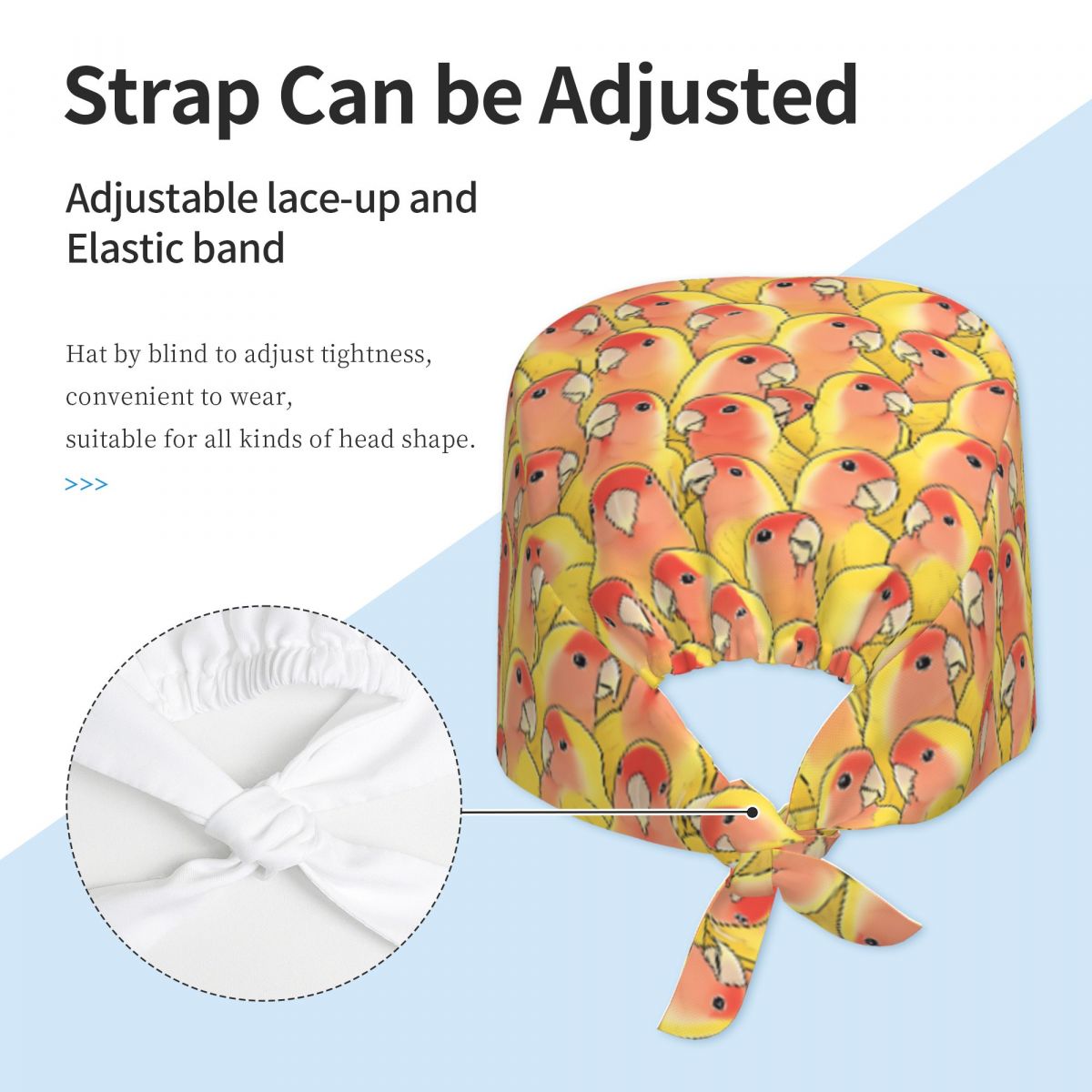 Nurse Hat Lutino Peach Face Lo - Women Accessories Poster recension och pris