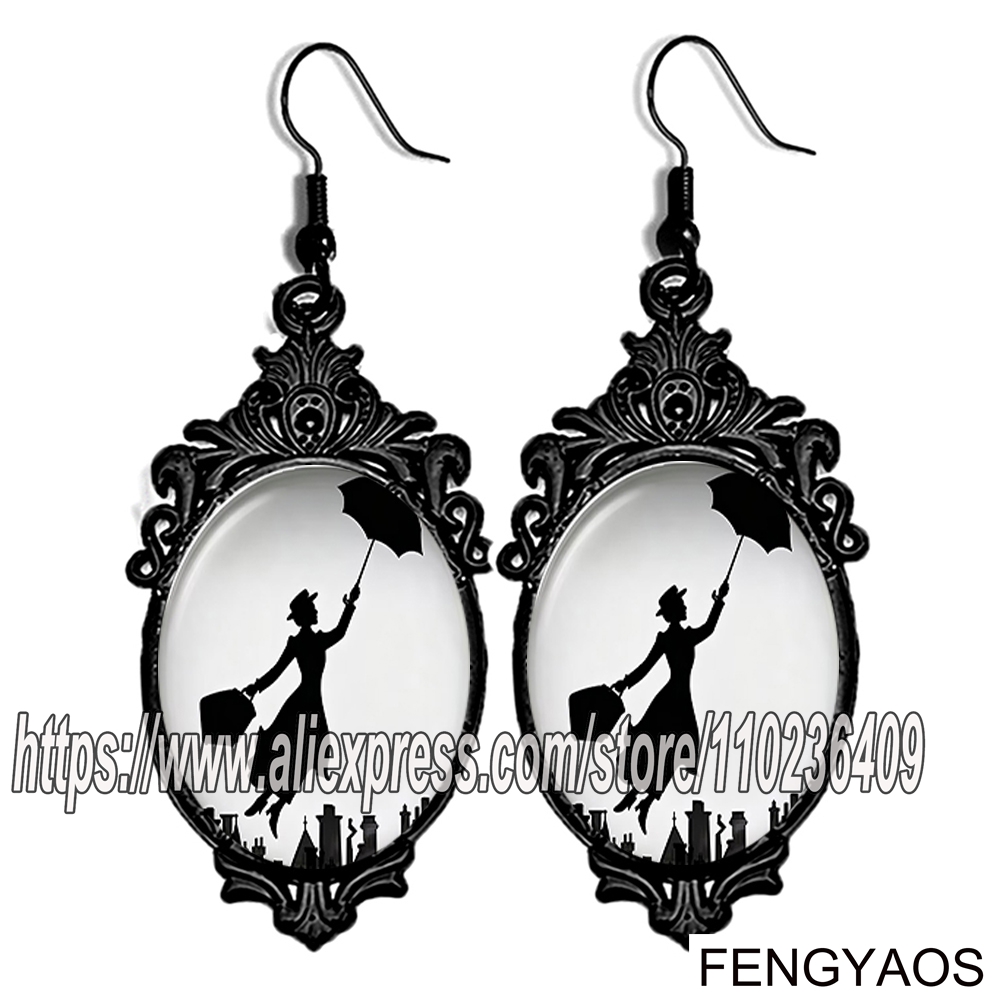 New Black Mary Poppins Dangle  - Women Jewelry Accessories For Black Dress recension och pris