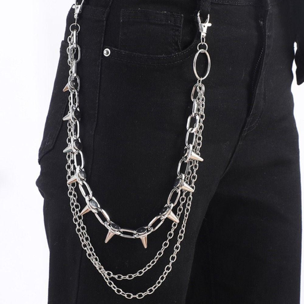 Unisex Hip Hop Punk Rock Metal - Women'S Jeans Accessories Chain recension och pris