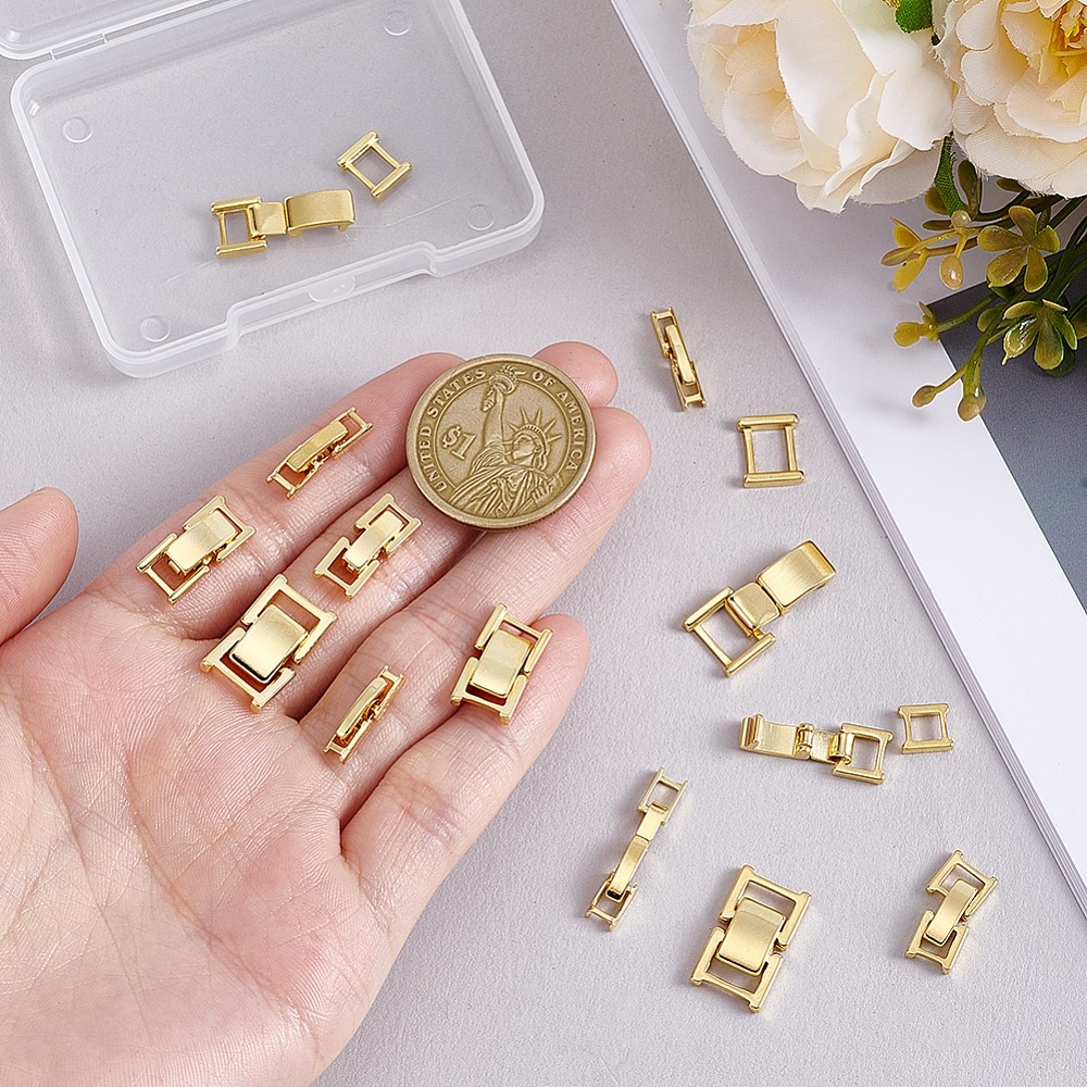 6 Style Brass Watch Band Clasp - Wrap Ring Gold recension och pris