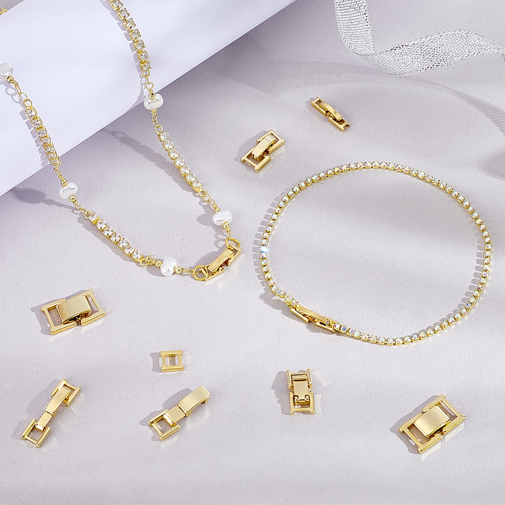 6 Style Brass Watch Band Clasp - Wrap Ring Gold recension och pris