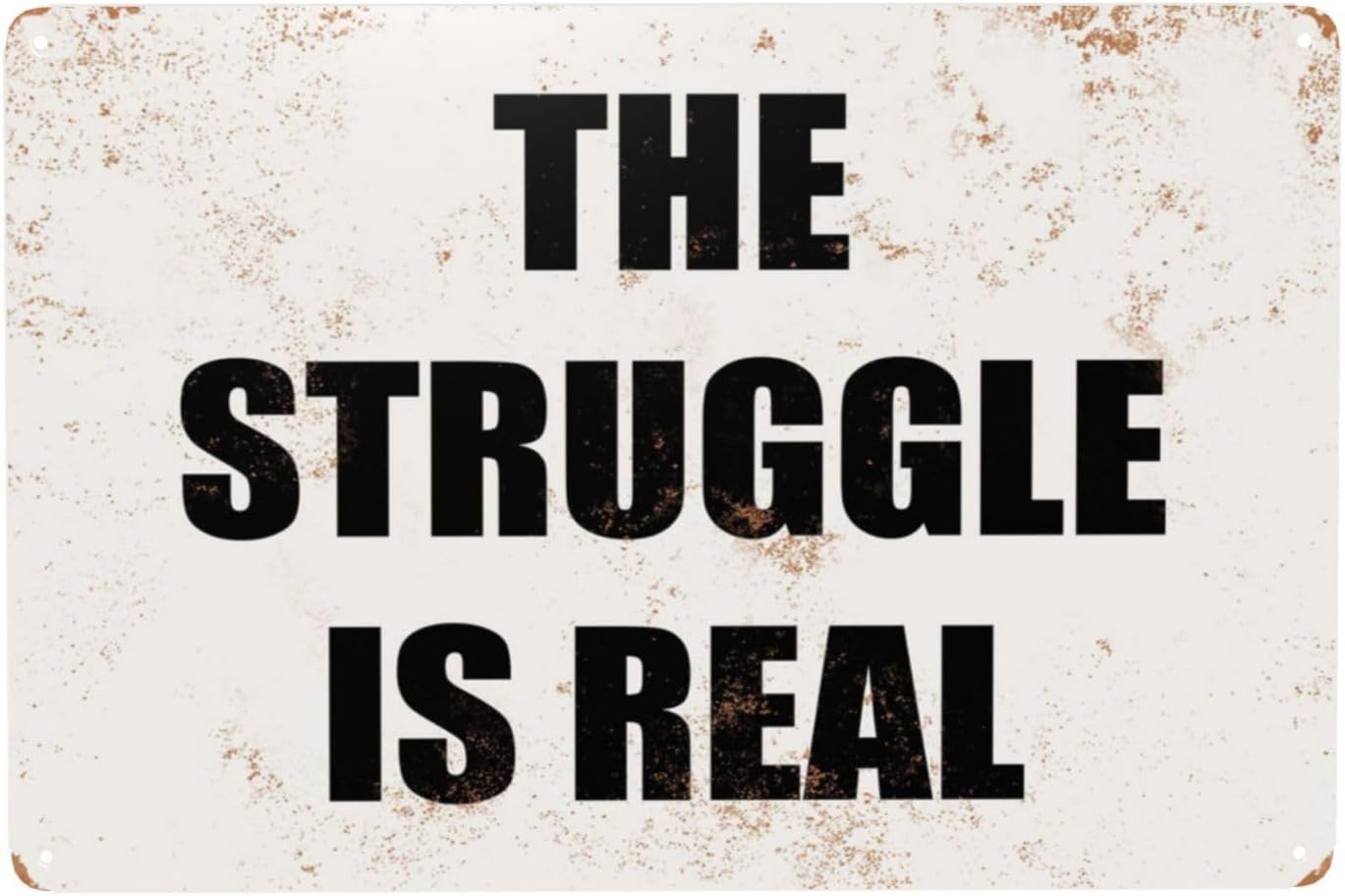 The Struggle is Real Funny Ret - Women Accessories Poster recension och pris