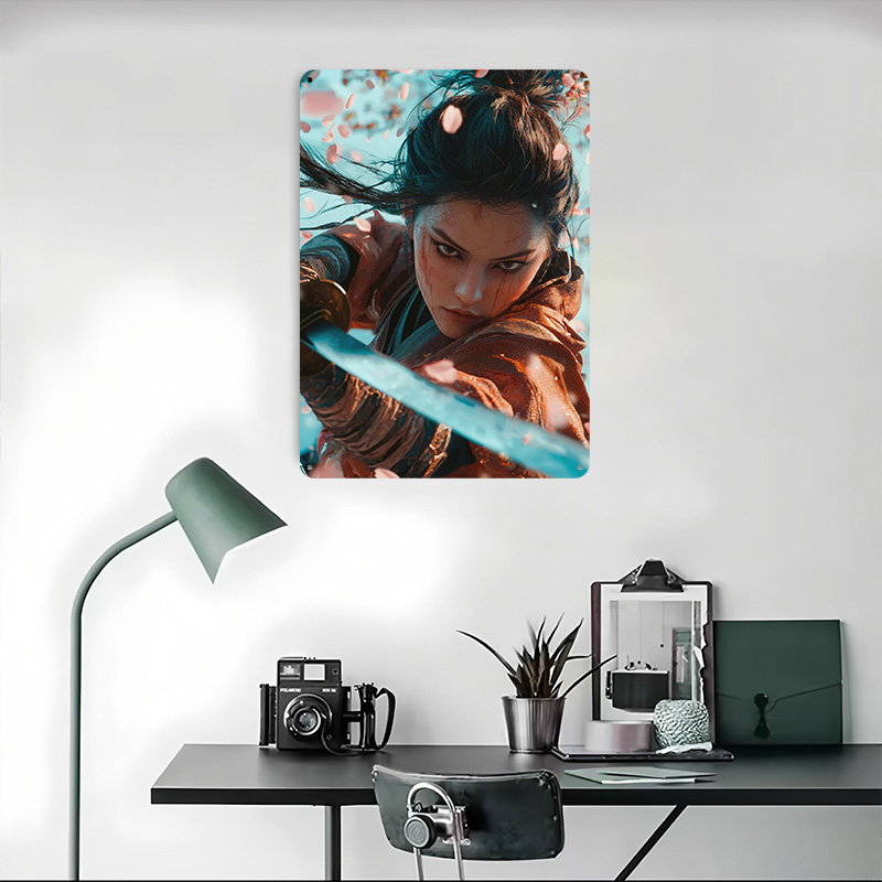 Samurai Warrior Woman Poster C - Women Accessories Poster recension och pris