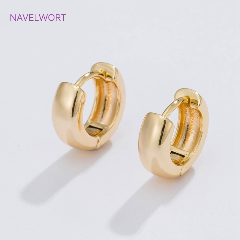 6 Sizes Gold Plated Circle Hoo - Wrap Ring Gold recension och pris