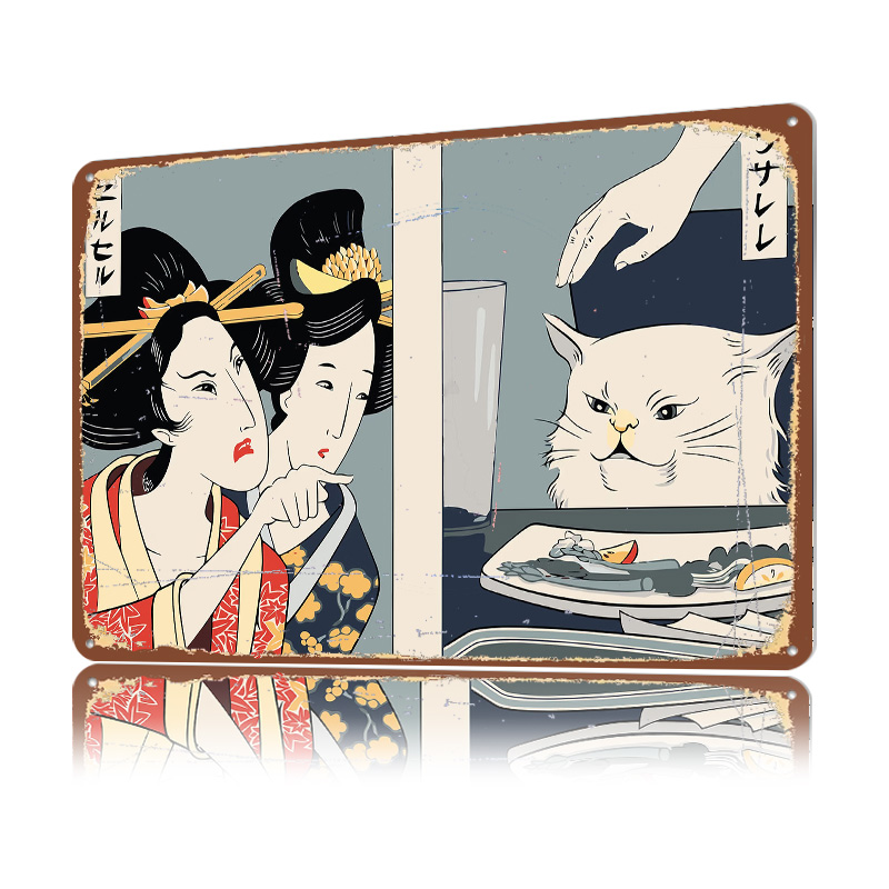 Woman Yelling At a Cat 3D Prin - Women Accessories Poster recension och pris
