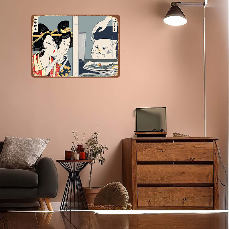 Woman Yelling At a Cat 3D Prin - Women Accessories Poster recension och pris