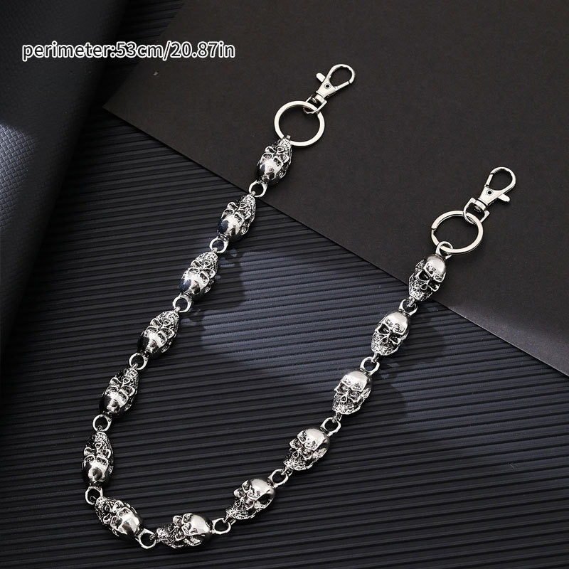Skull Keychain Wallet Chain, P - Women'S Jeans Accessories Chain recension och pris