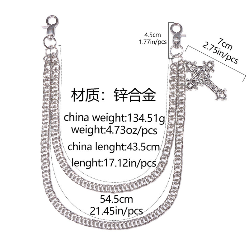 Fashion Punk Metal Pants Chain - Women'S Jeans Accessories Chain recension och pris