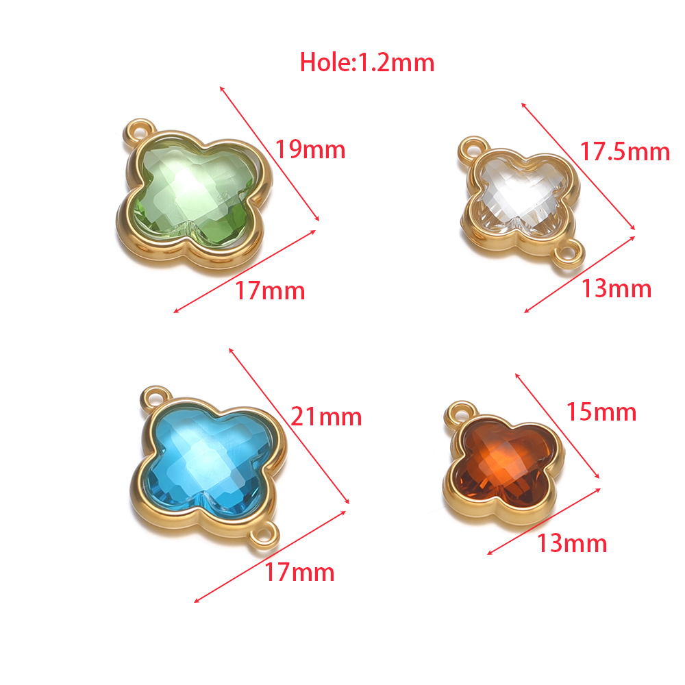 5pcs Stainless Steel Four Leaf - Women Accessories Bracelet recension och pris