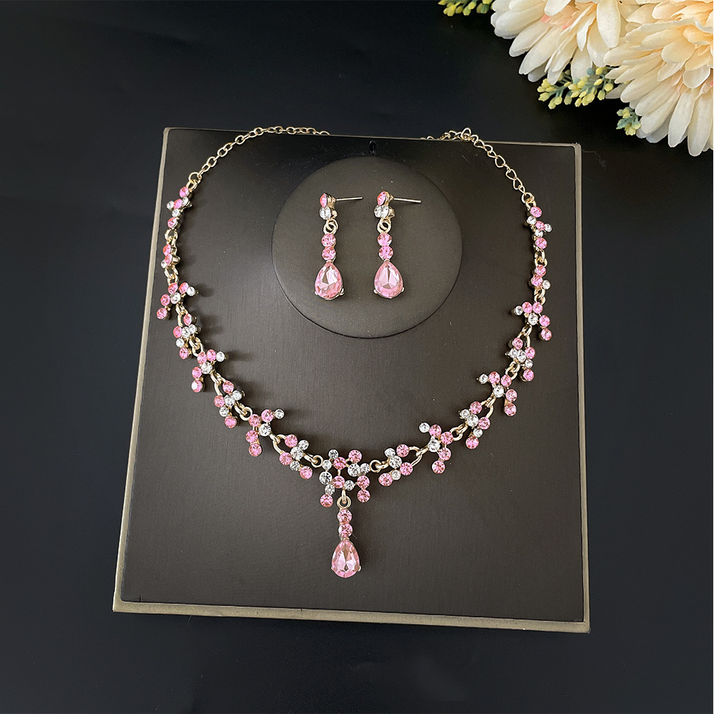 Baroque Pink Purple Crystal Br - Women Jewelry Accessories For Black Dress recension och pris
