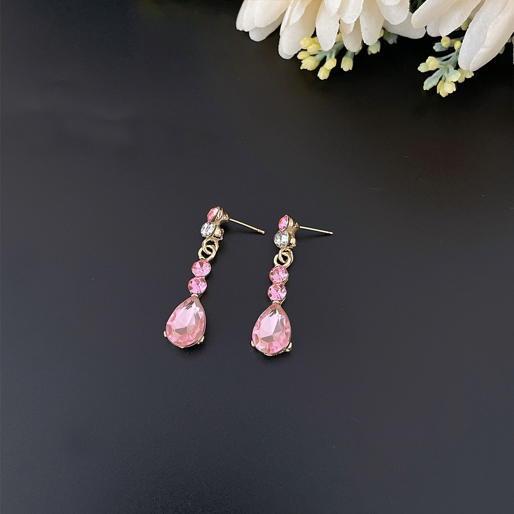 Baroque Pink Purple Crystal Br - Women Jewelry Accessories For Black Dress recension och pris
