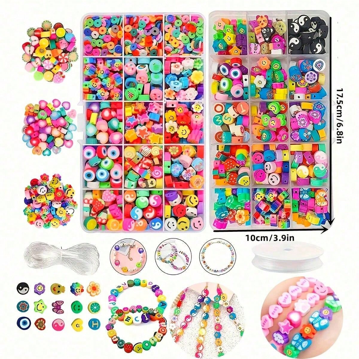 1450/1200/250pcs Polymer Clay  - Women Accessories Bracelet recension och pris