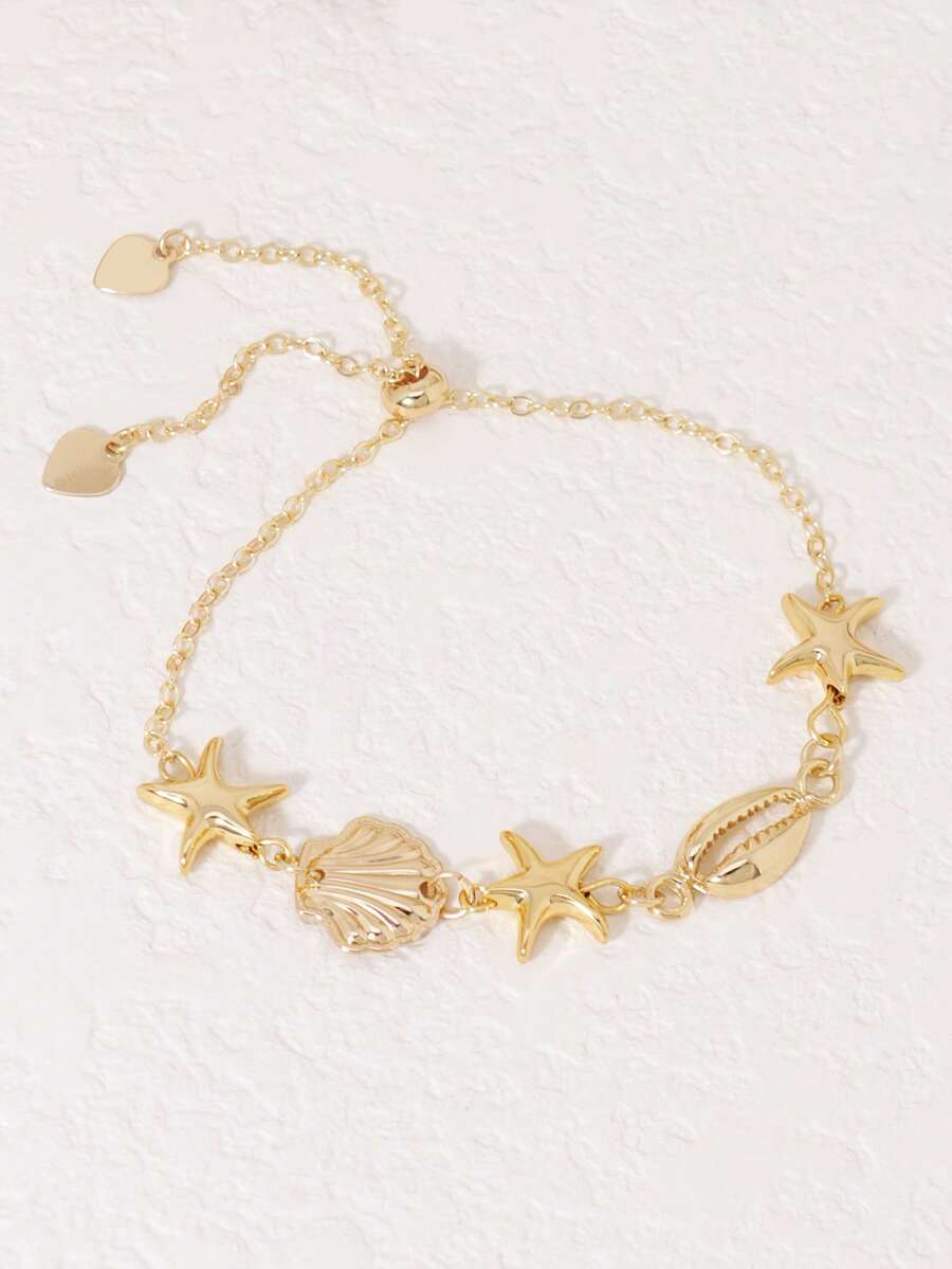 1pc Bohemian Ocean Shell, Star - Women Accessories Bracelet recension och pris
