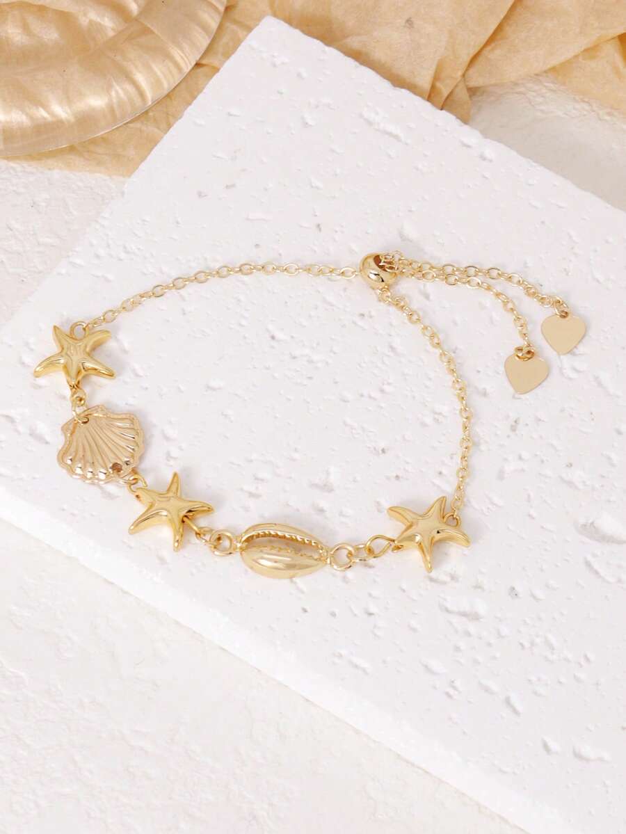 1pc Bohemian Ocean Shell, Star - Women Accessories Bracelet recension och pris
