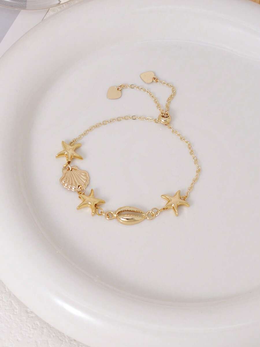 1pc Bohemian Ocean Shell, Star - Women Accessories Bracelet recension och pris