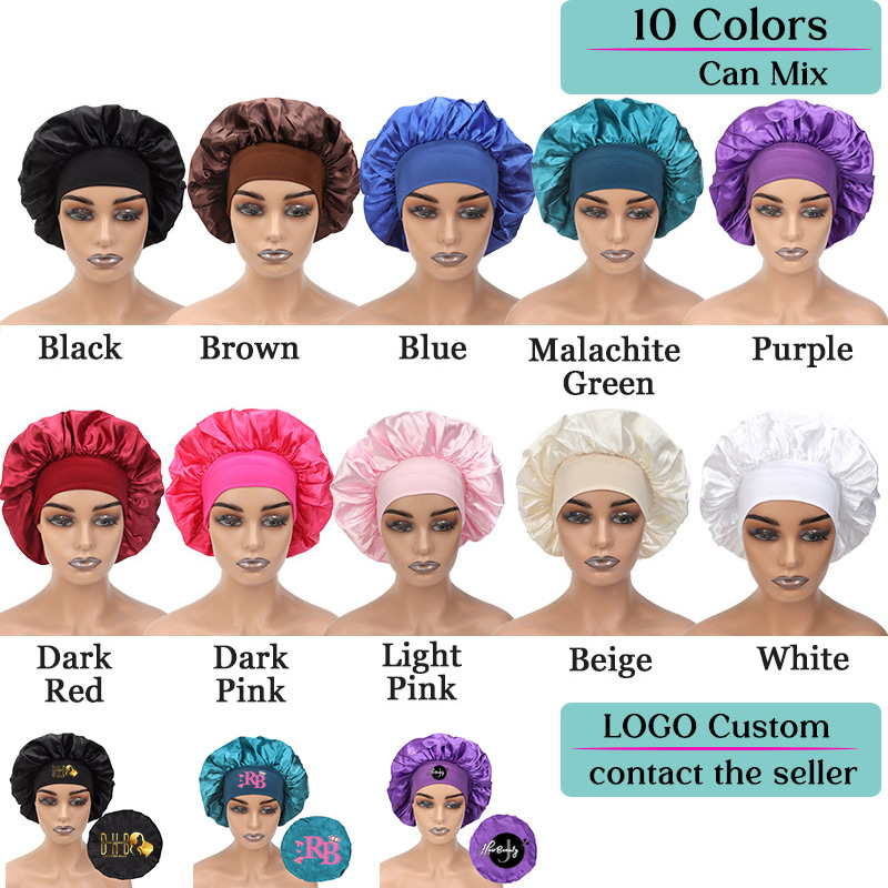 Comfy Satin Hair Bonnet 3 Pack - Women Accessories Logo recension och pris
