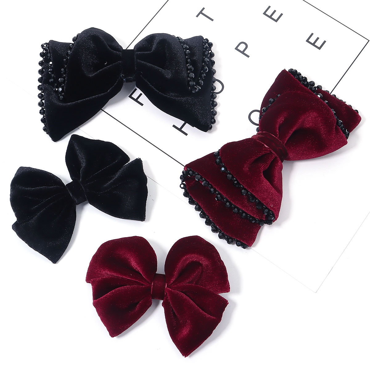 Wine Red Black Classics Style  - Women Jewelry Accessories For Black Dress recension och pris