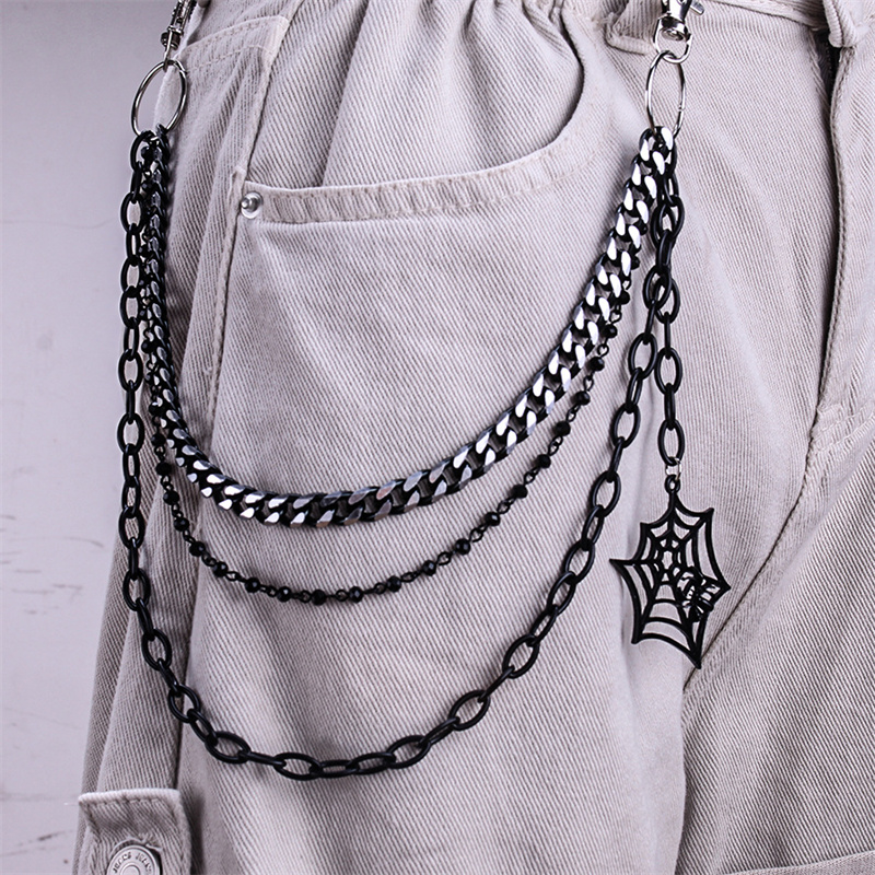 Halloween Gifts keychain Punk  - Women'S Jeans Accessories Chain recension och pris