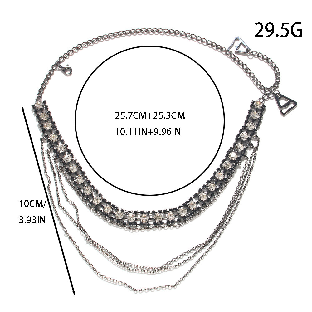 Stonefans Black Layered Should - Women Jewelry Accessories For Black Dress recension och pris