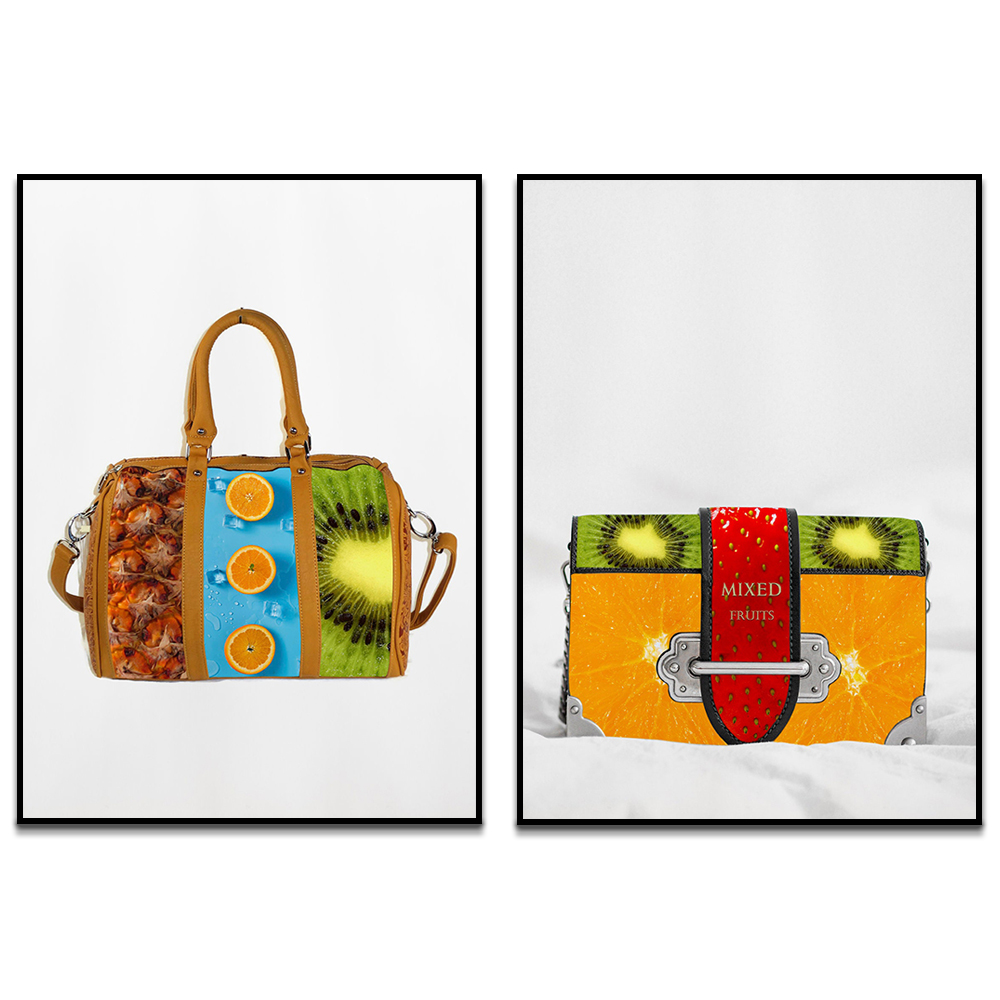 Mixed media art, fashion woman - Women Accessories Poster recension och pris