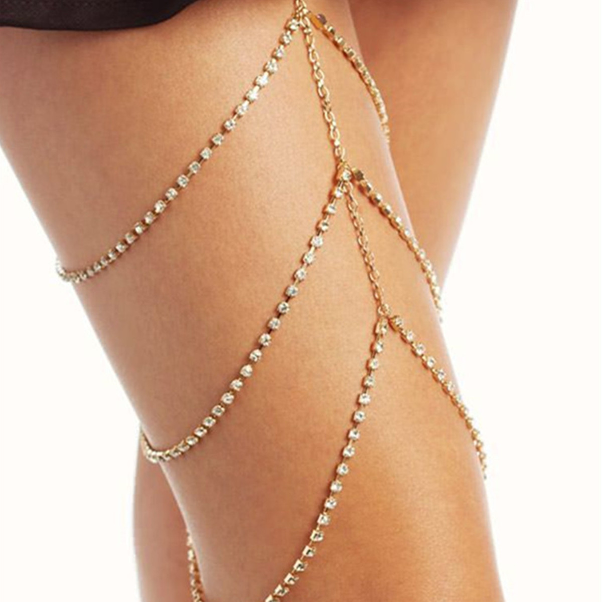 Thigh Chain Multilayer Claw Me - Wrap Ring Gold recension och pris