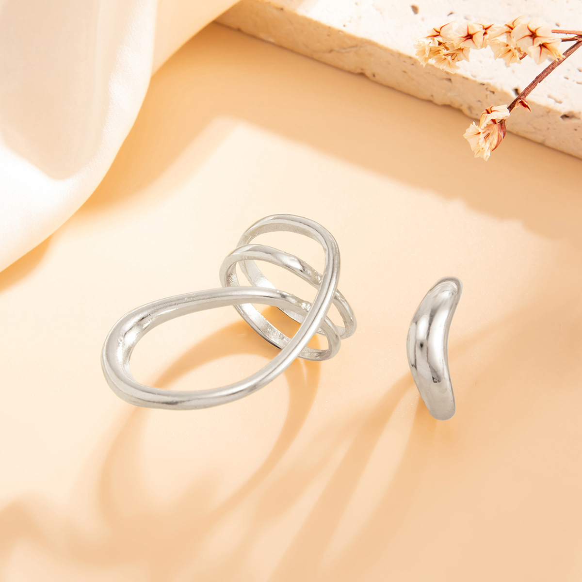 Gold Minimalist Irregular Toe  - Wrap Ring Gold recension och pris