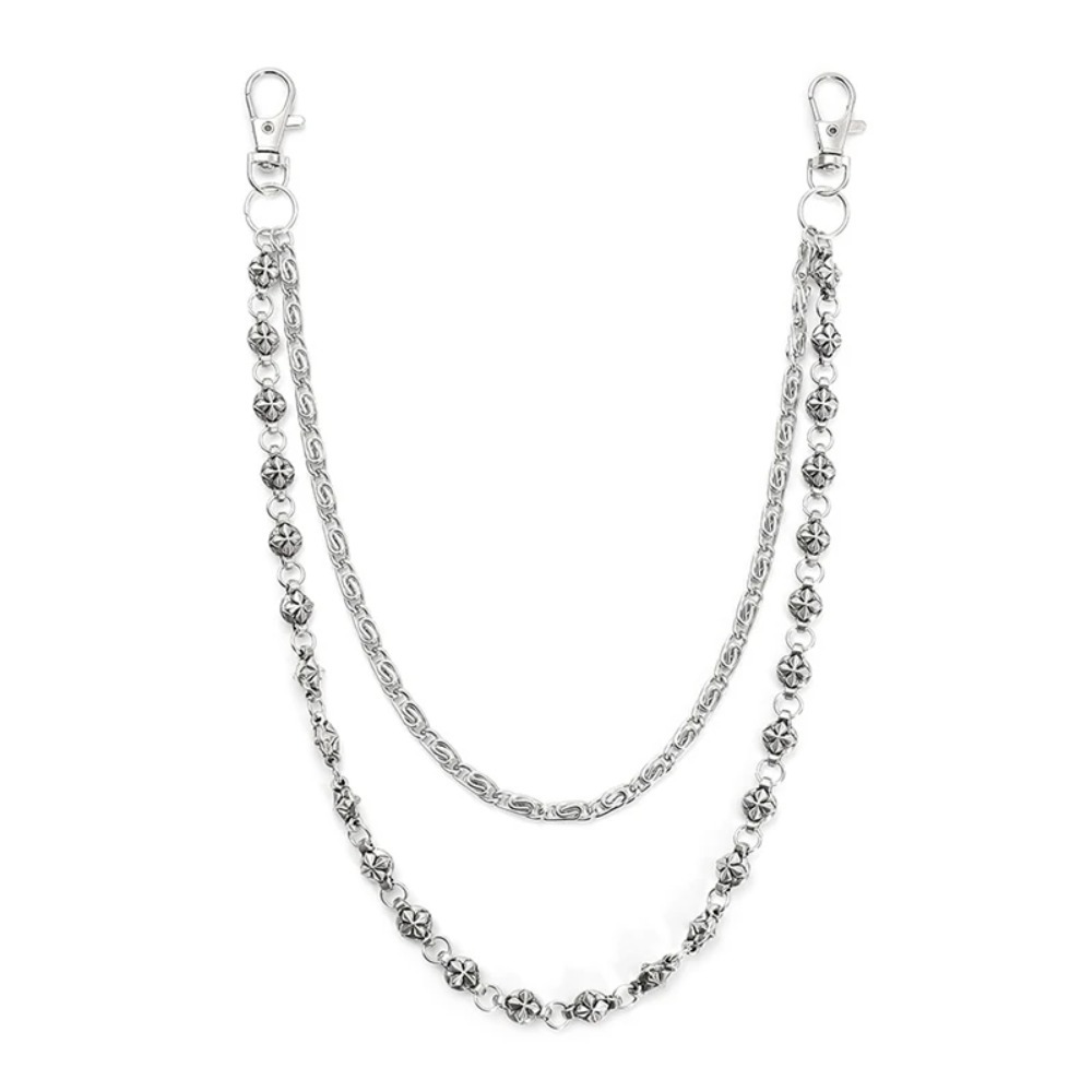 NEWTrendy Hip Hop Double Layer - Women'S Jeans Accessories Chain recension och pris