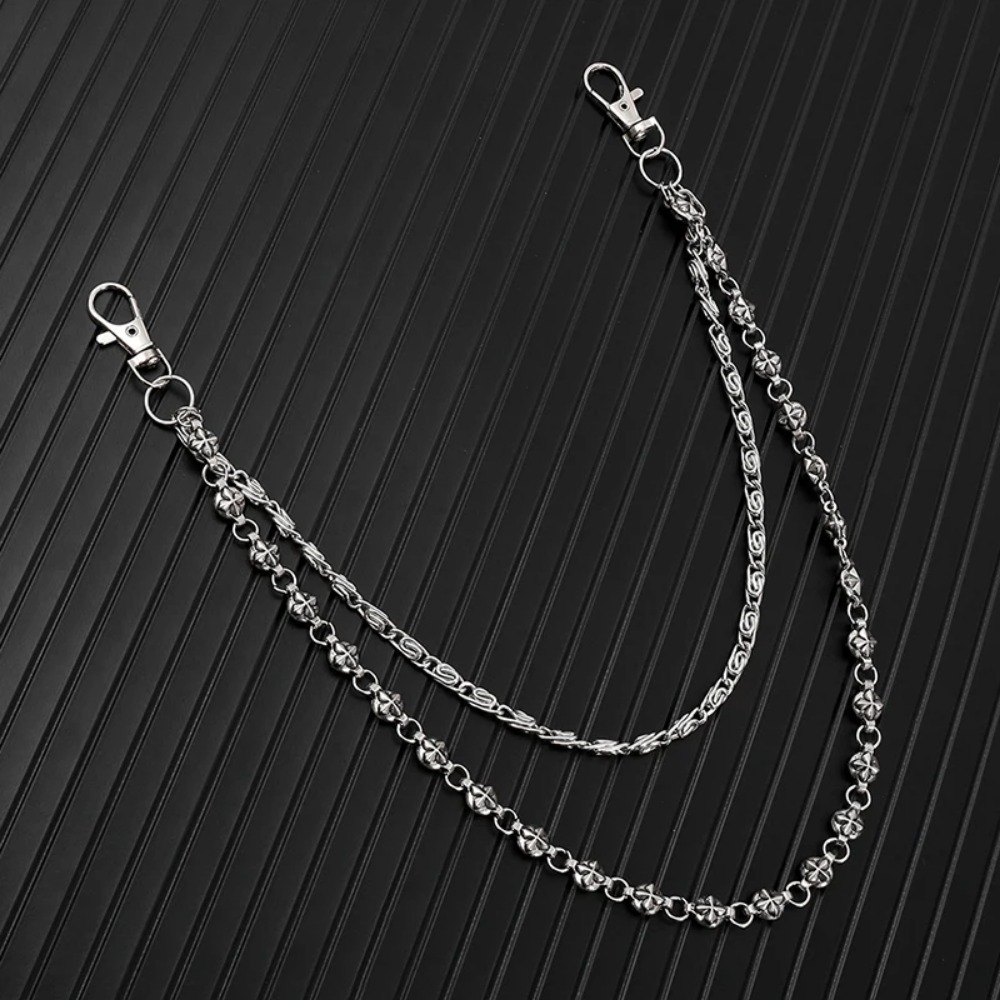 NEWTrendy Hip Hop Double Layer - Women'S Jeans Accessories Chain recension och pris