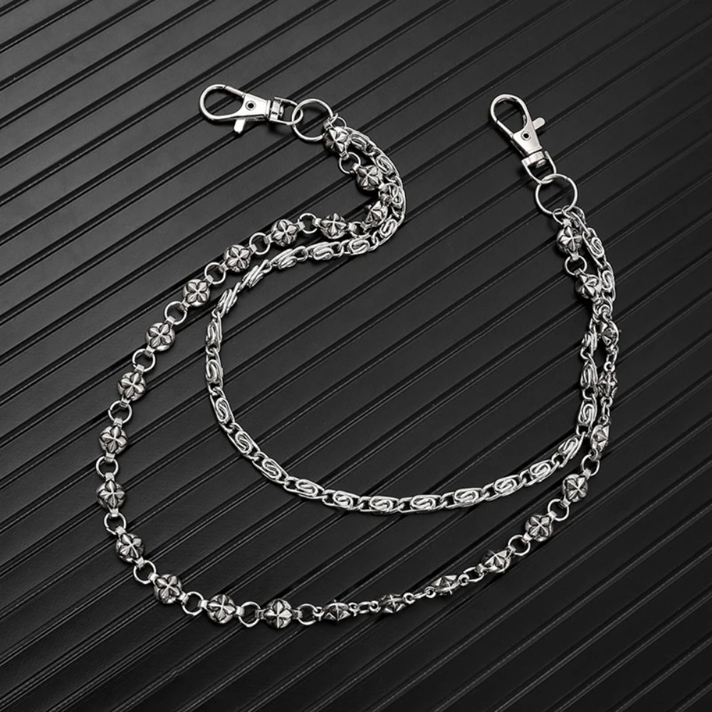NEWTrendy Hip Hop Double Layer - Women'S Jeans Accessories Chain recension och pris