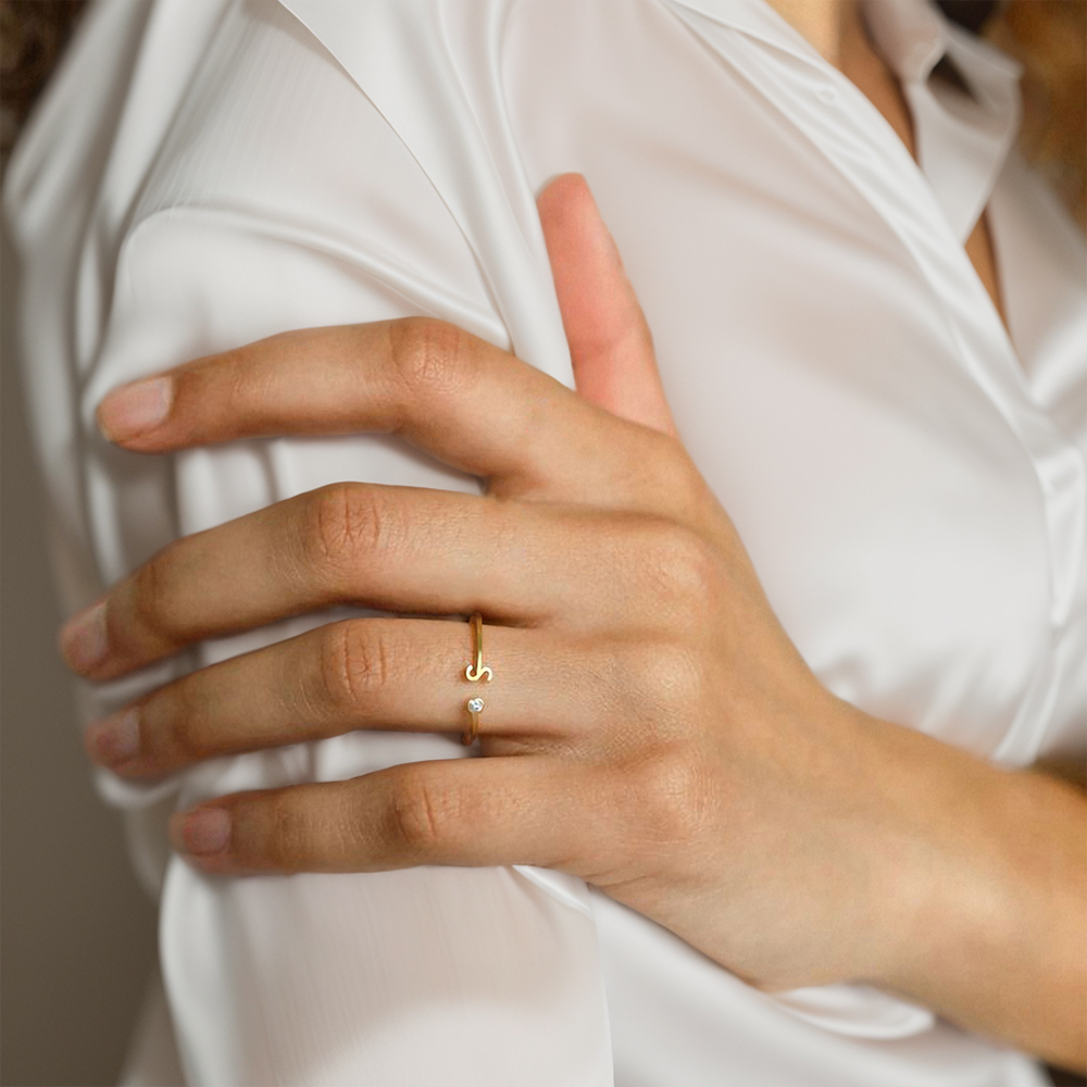 EMANCO  Custom Open End Rings  - Wrap Ring Gold recension och pris
