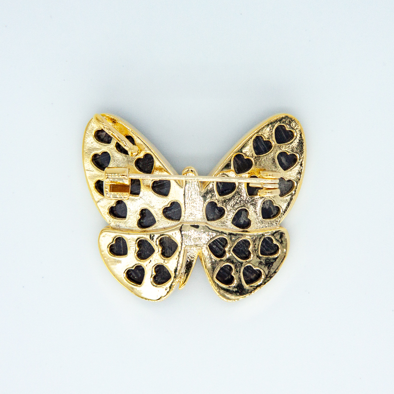 Natural Shell Butterfly Brooch - Women Jewelry Accessories For Black Dress recension och pris