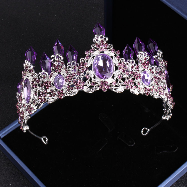 Noble Purple Crystal Bridal Je - Women Jewelry Accessories For Black Dress recension och pris