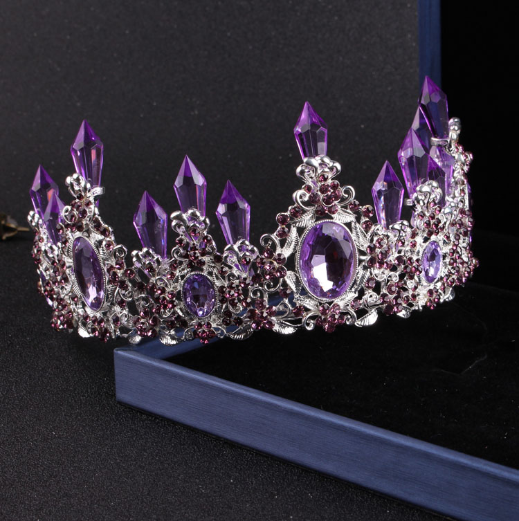 Noble Purple Crystal Bridal Je - Women Jewelry Accessories For Black Dress recension och pris