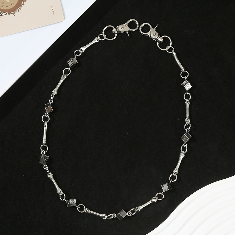 Punk Rock Hip-hop Unisex Dog B - Women'S Jeans Accessories Chain recension och pris