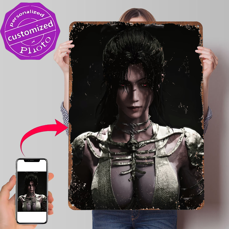 Dark Fantasy Woman With Red Ey - Women Accessories Poster recension och pris