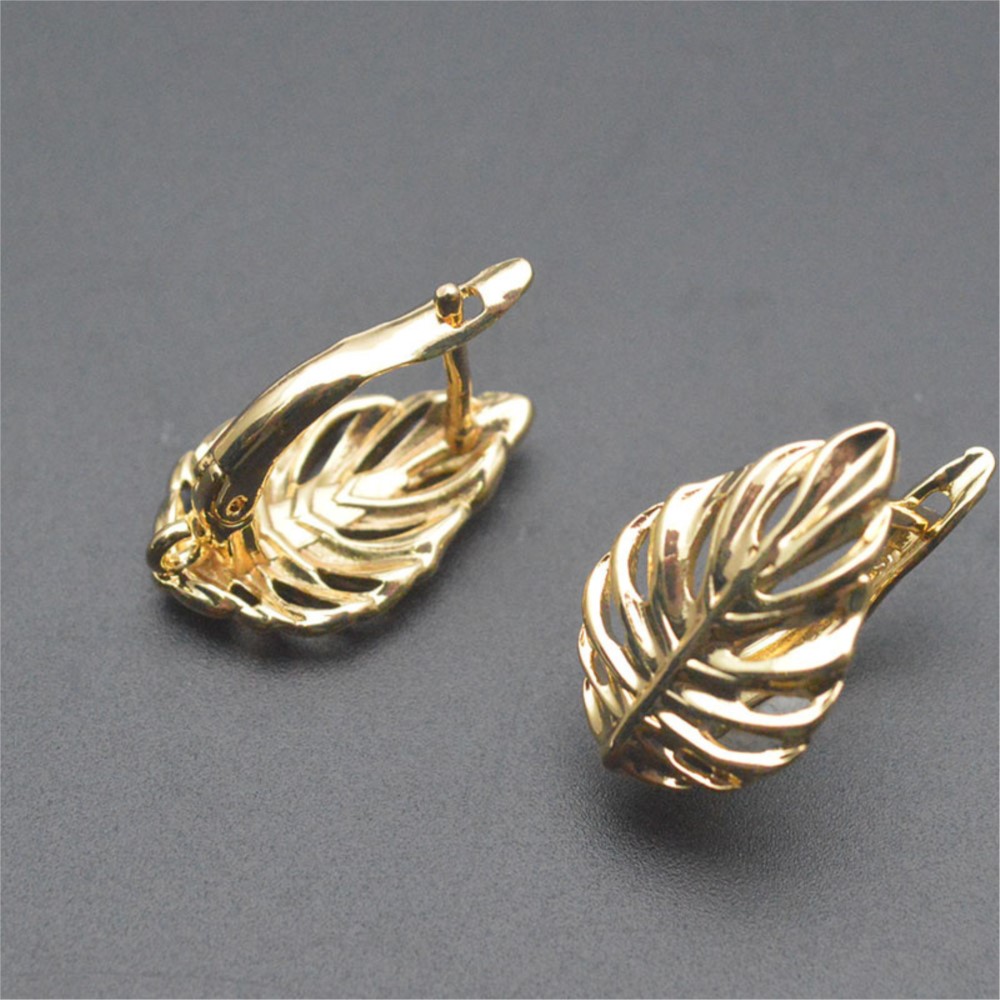 1/2Pcs 18K Gold Plated Brass L - Wrap Ring Gold recension och pris